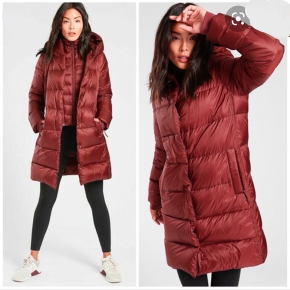 Athleta Jackets & Blazers - ATHLETA Lofty Down winter coat jacket parka, S.